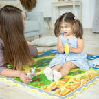 Foam puzzelmat - Max Dino Safari Multicolor