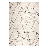 Modern Rug - Flash Lines Cream/Black