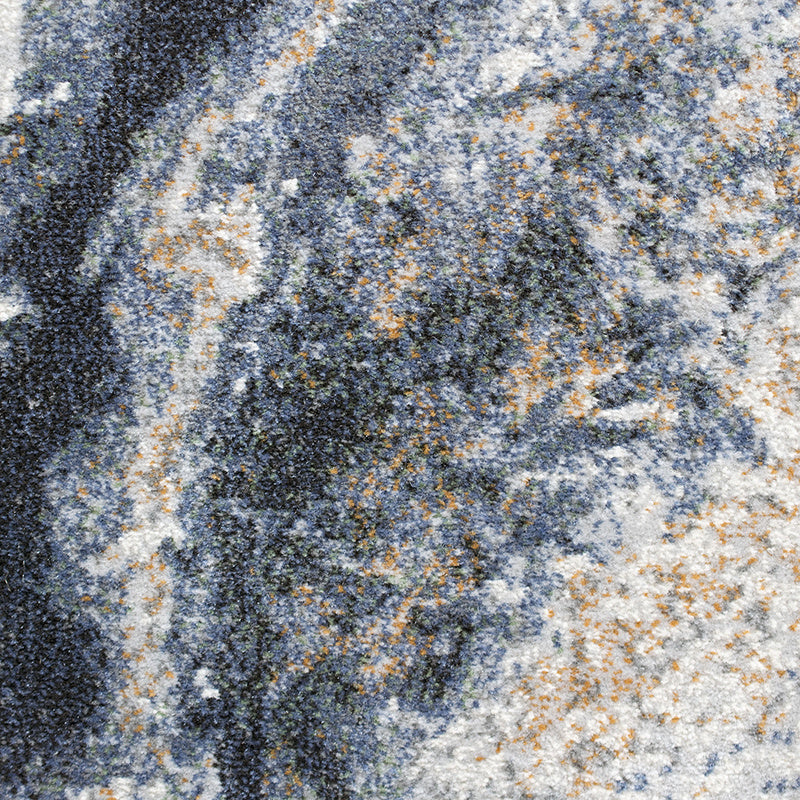 Modern Floor Rug - Aspen Blue 8656