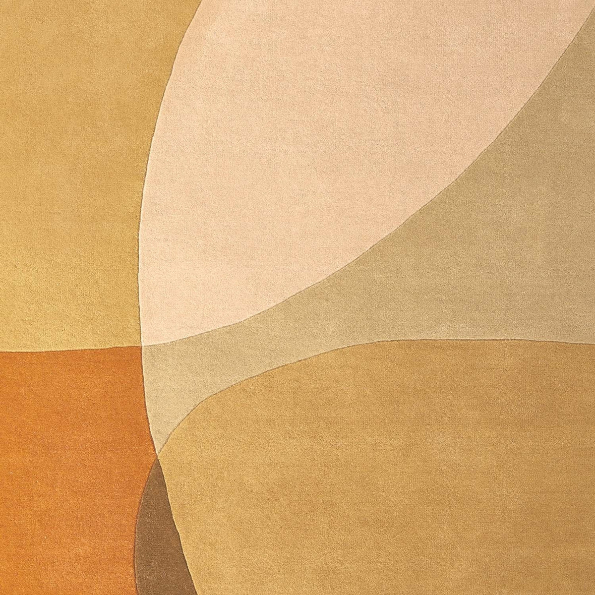 Organic Floor Rug - Shades Gold/Yellow 510