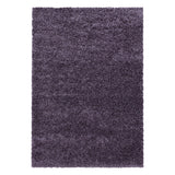 High-pile floor rug - Softy Purple