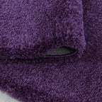 High-pile floor rug - Fuzzy Purple