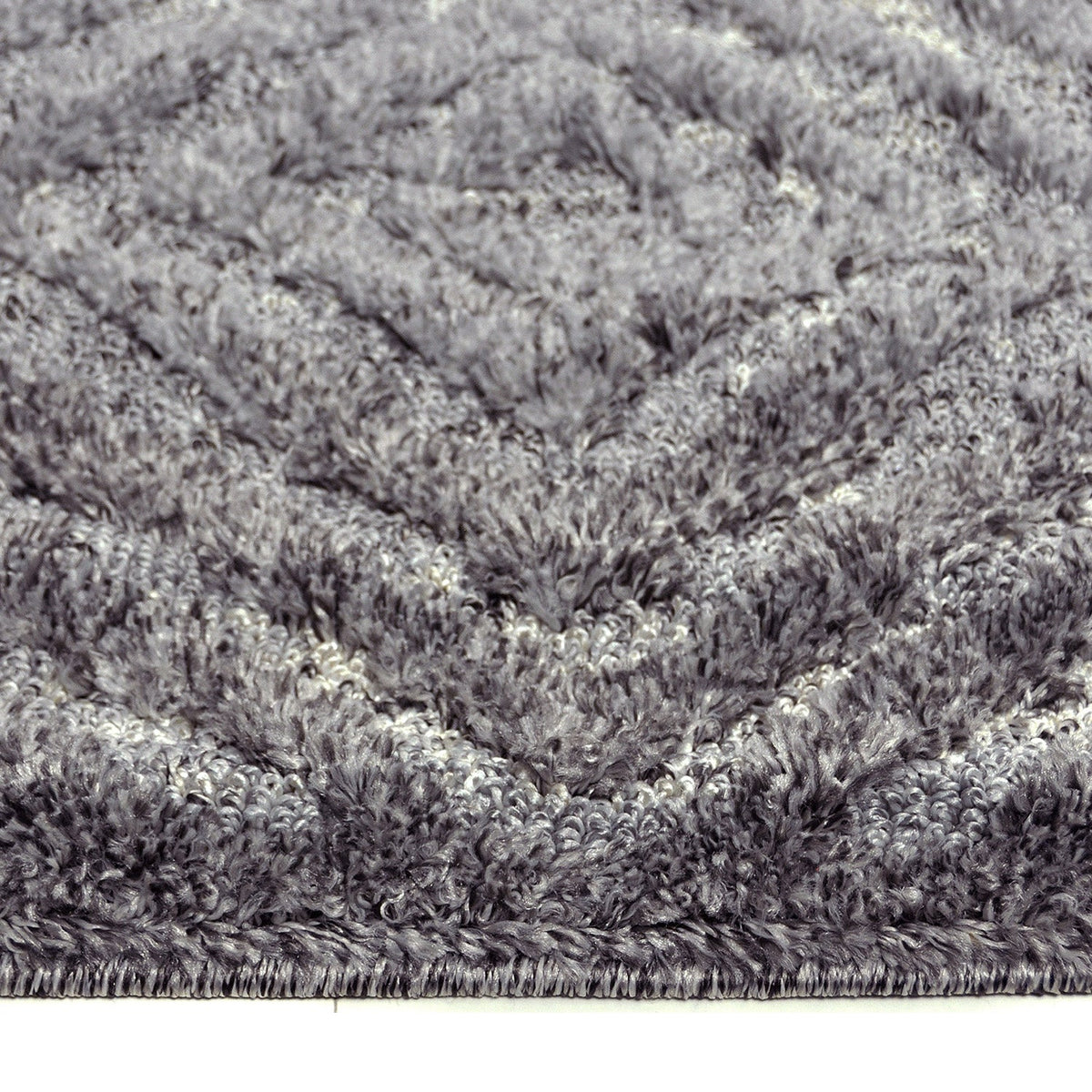 Soft floor rug - Oceane Geo Dark Grey