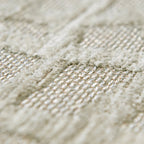 Round modern floor rug - Structures Trammel 9245