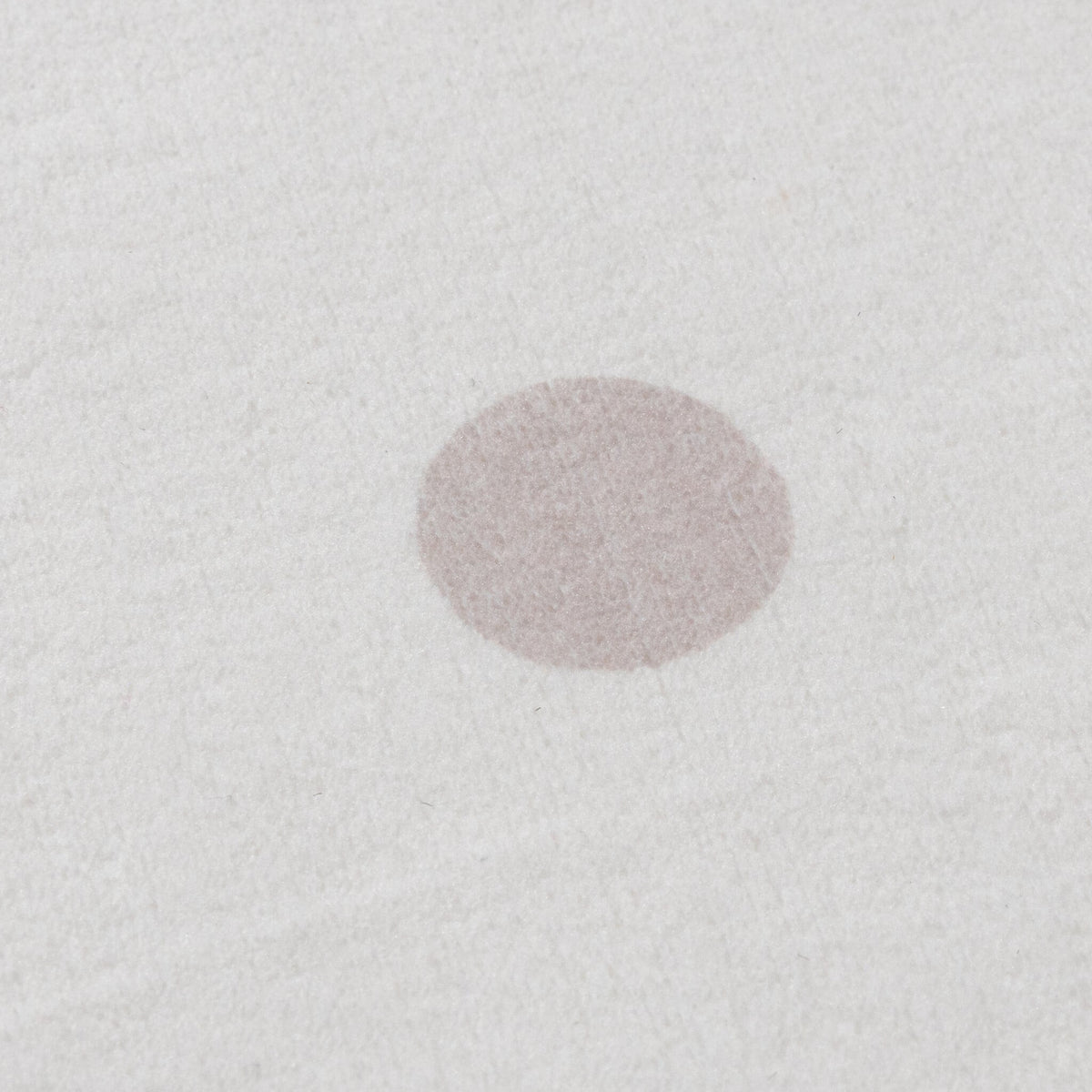 Round Kids Room Rug - Cloudy Dots White