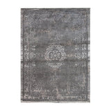 Vintage Floor Rug - Fading World Medallion Grey 9148
