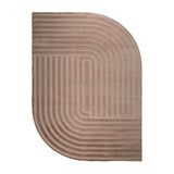 Irregular Rug - Flowy Lines Taupe