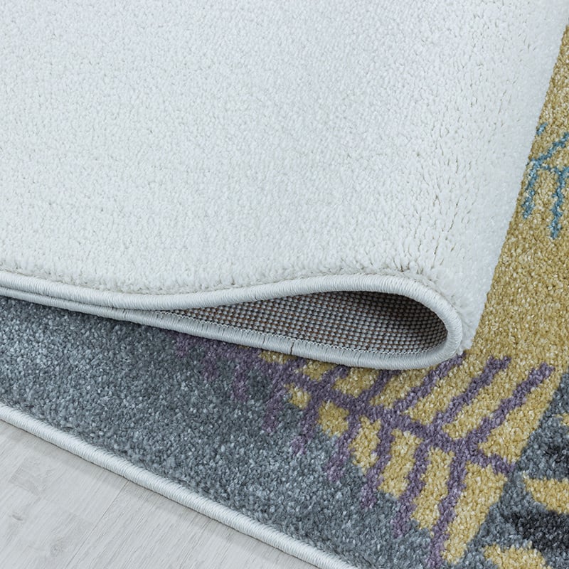 Round children's floor rug - Lucy Bergen Multicolor
