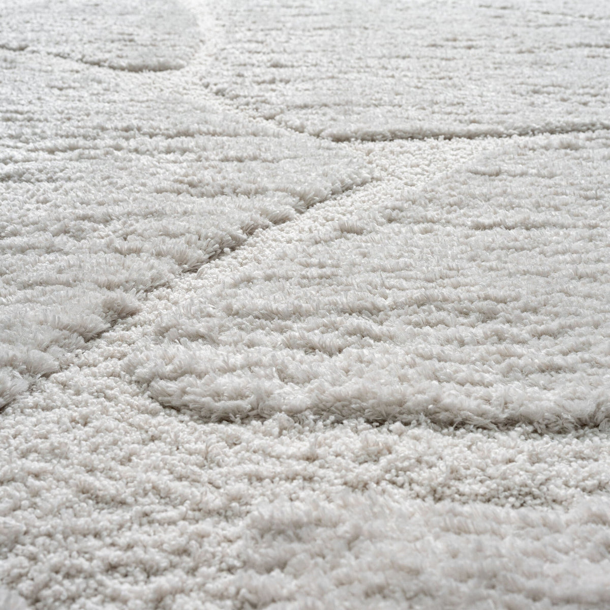 Organic Floor Rug - Maya White 6191