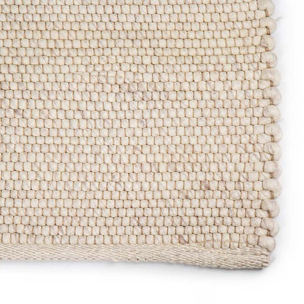 Wool floor rug - Verona ST White 815