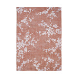 Floral floor rug - Sakura Copper Pink 9371