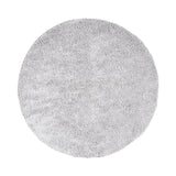 Round High Pile Rug - Lofty Light Grey