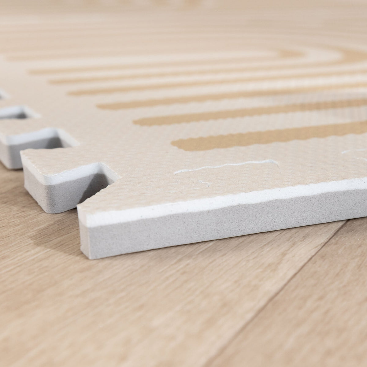 Foam Puzzle Mat – Alfie Grid Beige