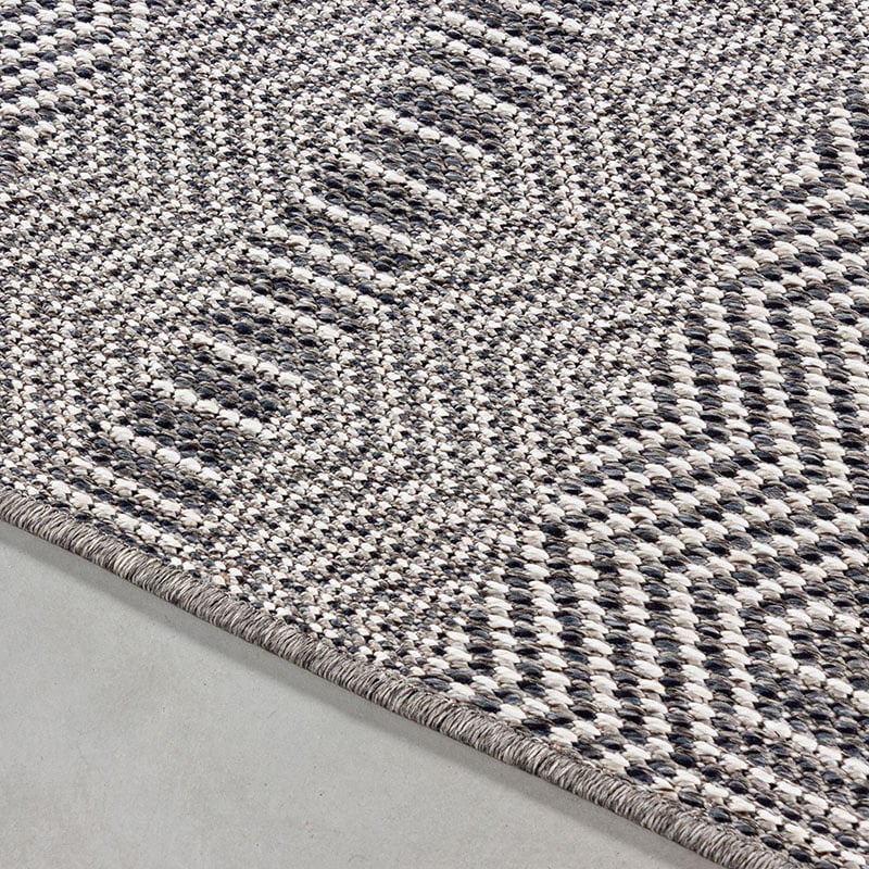 Jute Outdoor Rug - Aruba Melange Grey