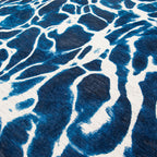 Round abstract floor rug - Swim Surf 9351