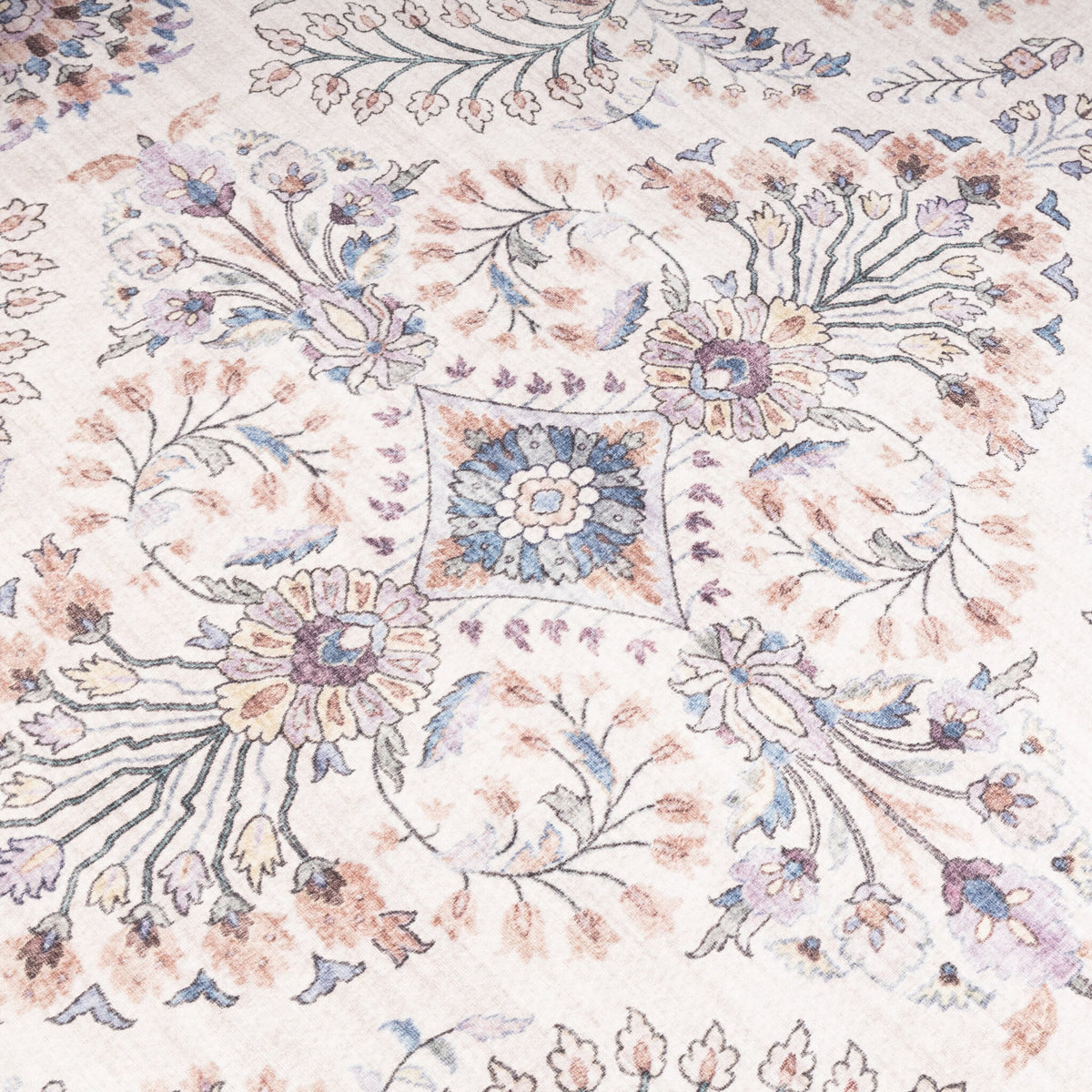 Vintage Outdoor Rug - Santo Flora White