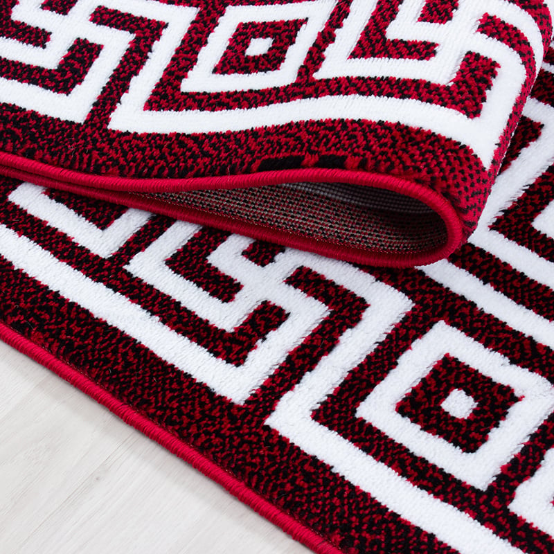 Modern Floor Rug - Jena Red 9340