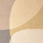 Wool floor rug - Shades Cream/Beige 020