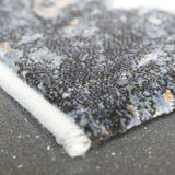 Square modern rug - Aspen Blue 8656