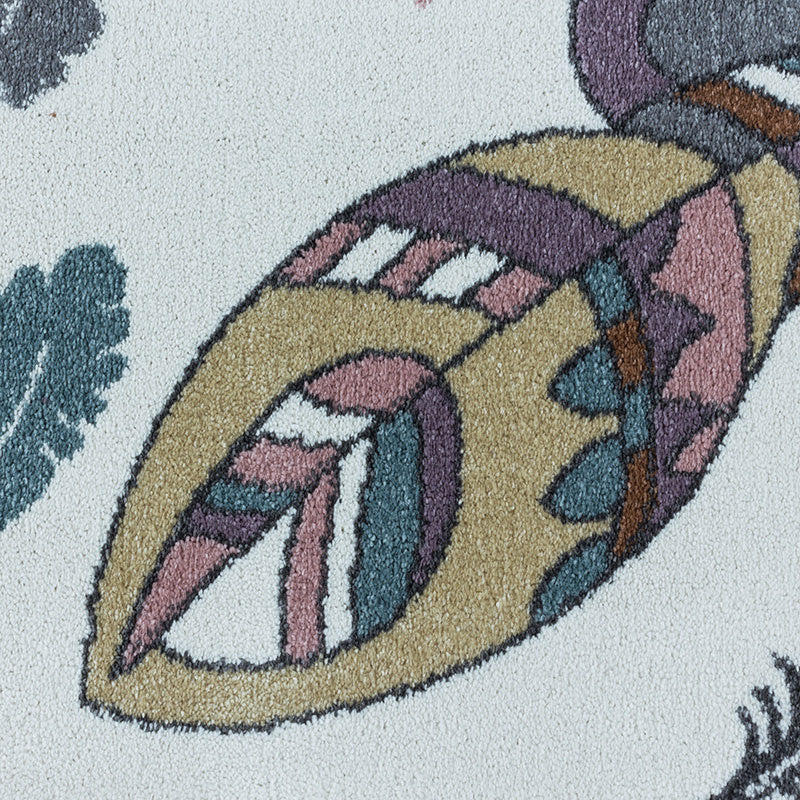 Kids' Rug - Fleurtje Bear Purple