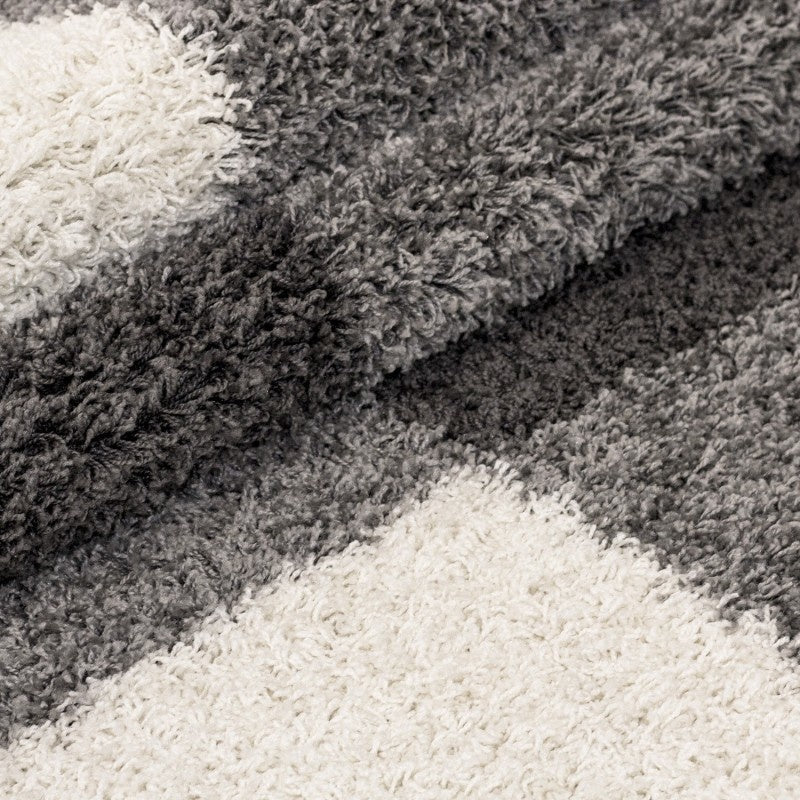 High-pile Floor Rug - Gala Light Grey