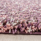 High-pile floor rug - Enjoy Pink