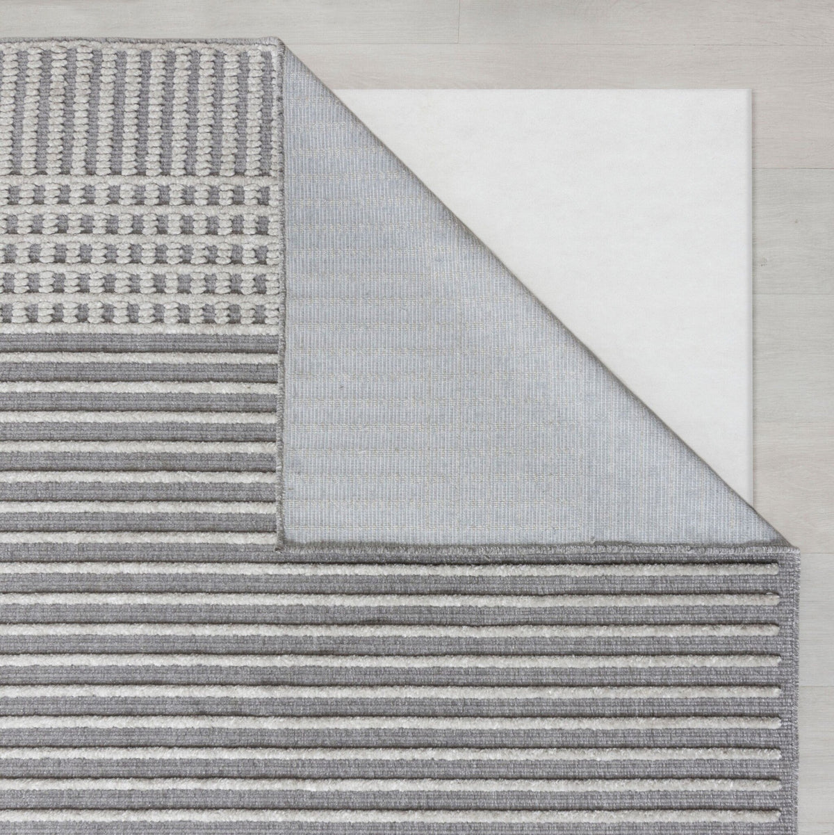 Washable runner - Elto Stripe Grey