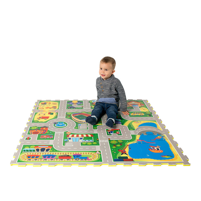 Foam puzzelmat - Max City Multicolor
