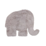 Kids Rug - Huggy Elephant Grey