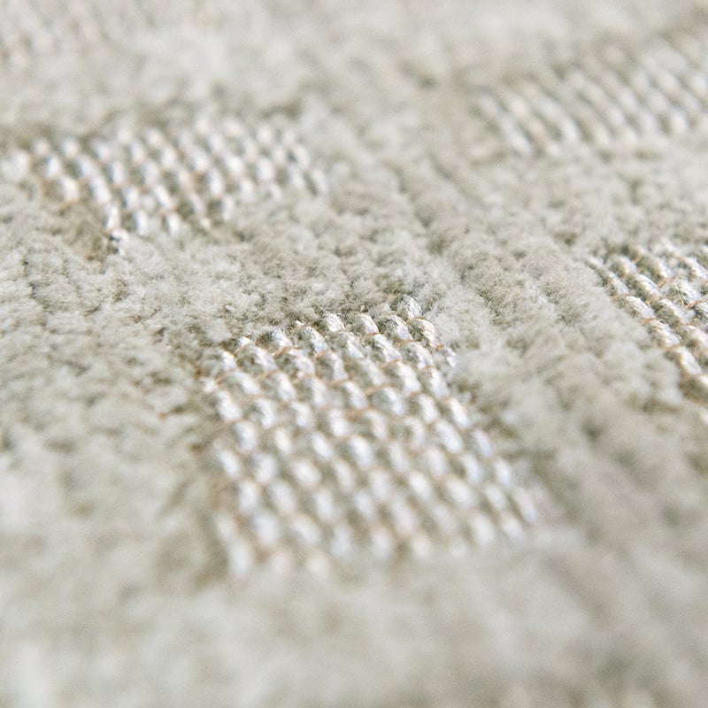 Round modern floor rug - Structures Trammel 9245