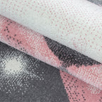 Children's Floor Rug - Bambi Bear Pink