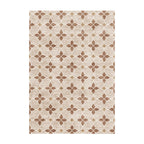 Tapis d'extérieur géométrique - Mosaic Dot Terracotta