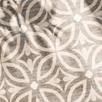 Tapis d'extérieur géométrique - Mosaic Petal Crème