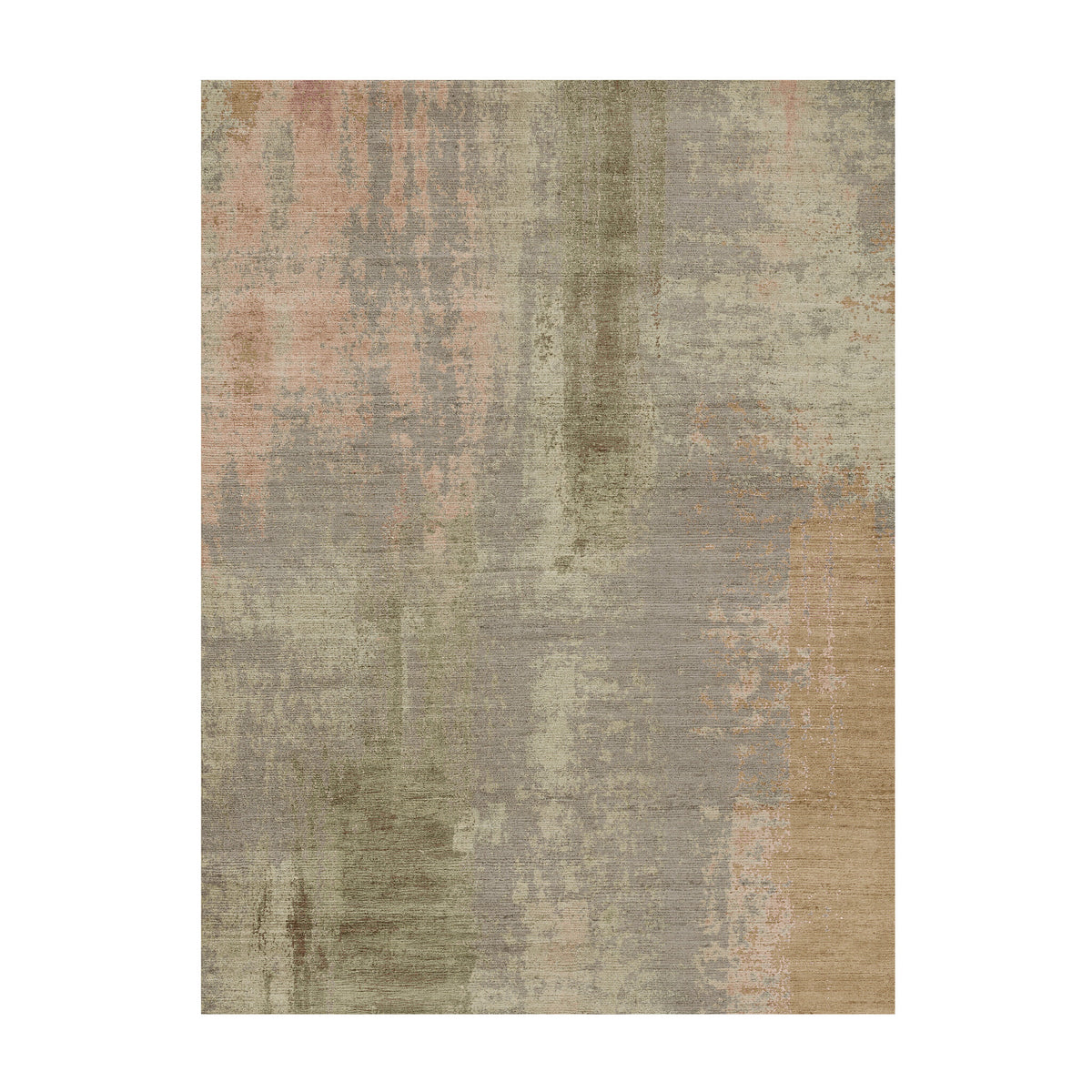 Tapis abstrait - Rusty Pastel