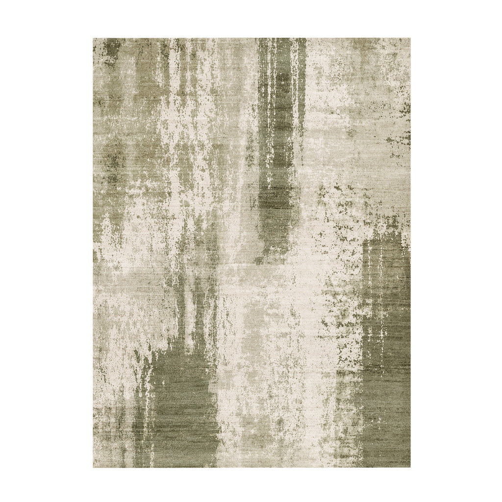 Tapis abstrait - Rusty Green