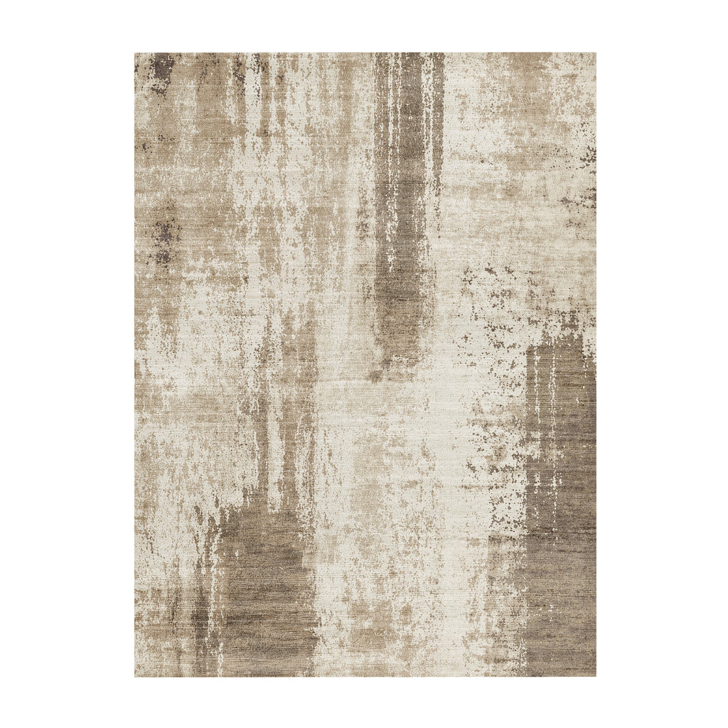 Tapis abstrait - Rusty Taupe