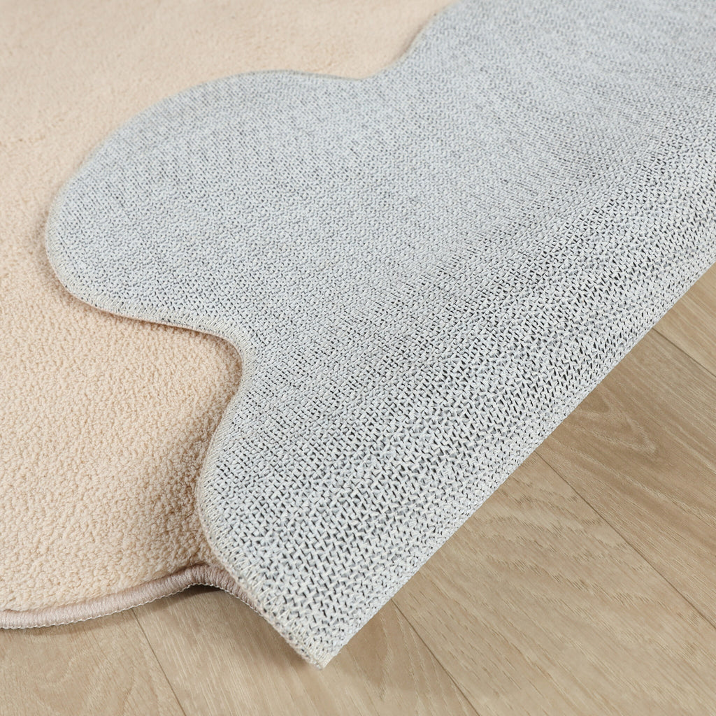 Tapis lavable - Puck Beige