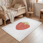 Tapis enfant lavable - Mick Fraise Rouge