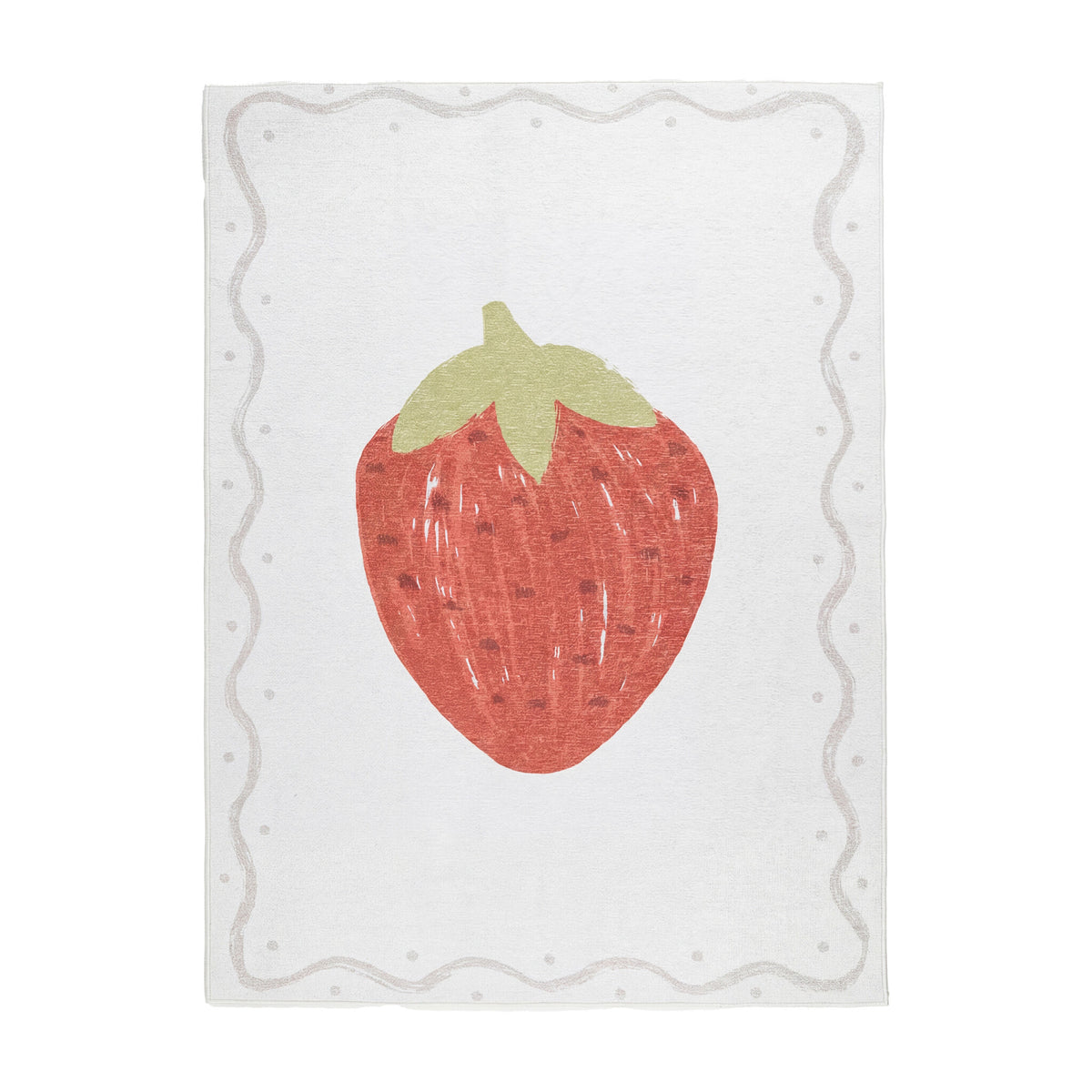 Washable children's rug - Mick Strawberry Red