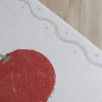 Wasbaar kindervloerkleed - Mick Kers Rood