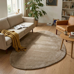 Tapis organique - Isara Border Brown