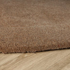 Tapis organique - Isara Border Brown