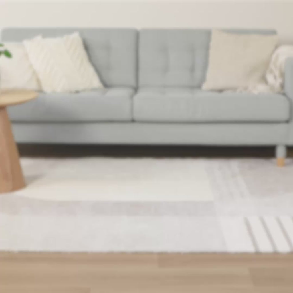 High Pile Rug - Serene Shapes Cream