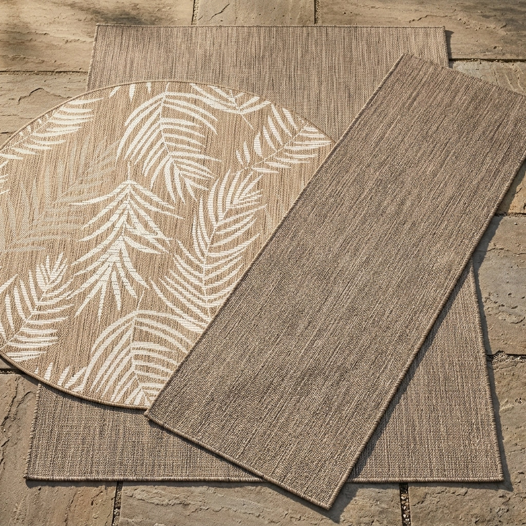 Tapis d'extérieur - Malta Arrow Naturel