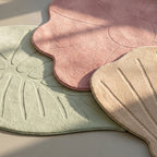 Washable children's rug - Coco Leaf Beige