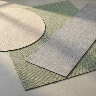 Tapis d'extérieur rond - Costa Terracotta
