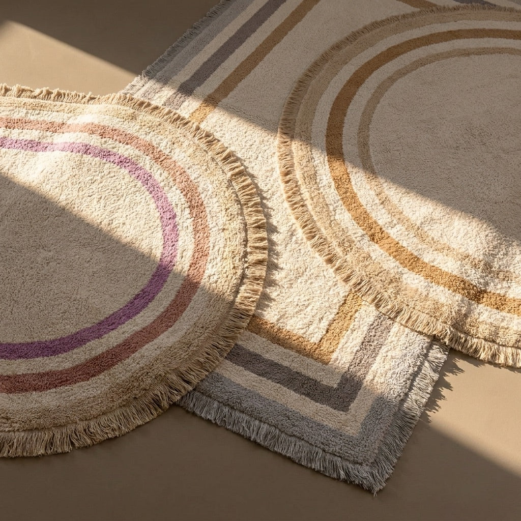 Washable kids rug - Milo Beige
