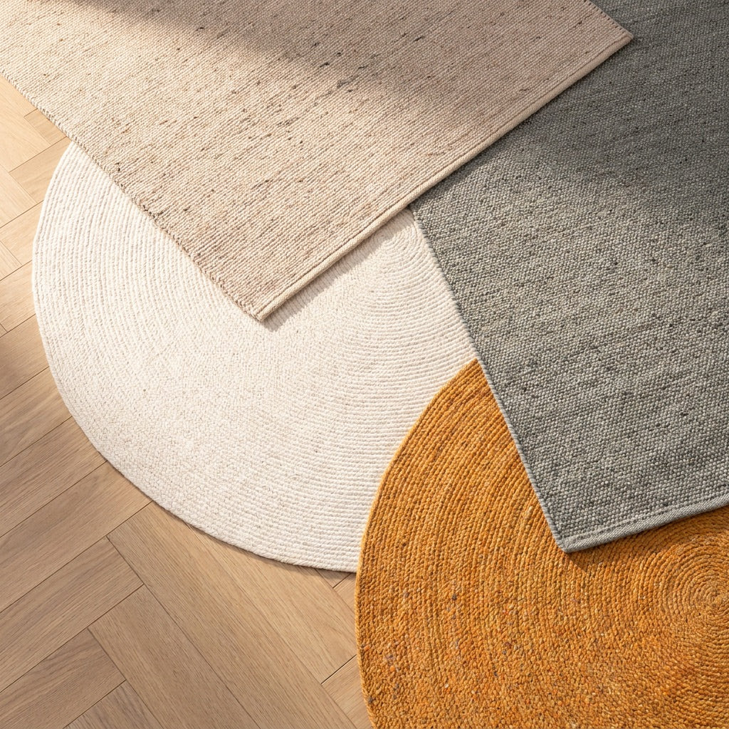 Wool Rug - Wise White/Natural