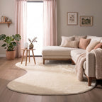 Zacht laagpolig vloerkleed - Cozy Ripple Creme