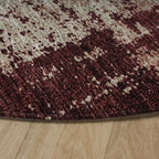 Tapis rond abstrait - Rusty Multicolour